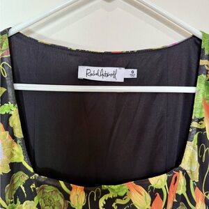 Rachel Antonoff Black and Green Floral Dress
